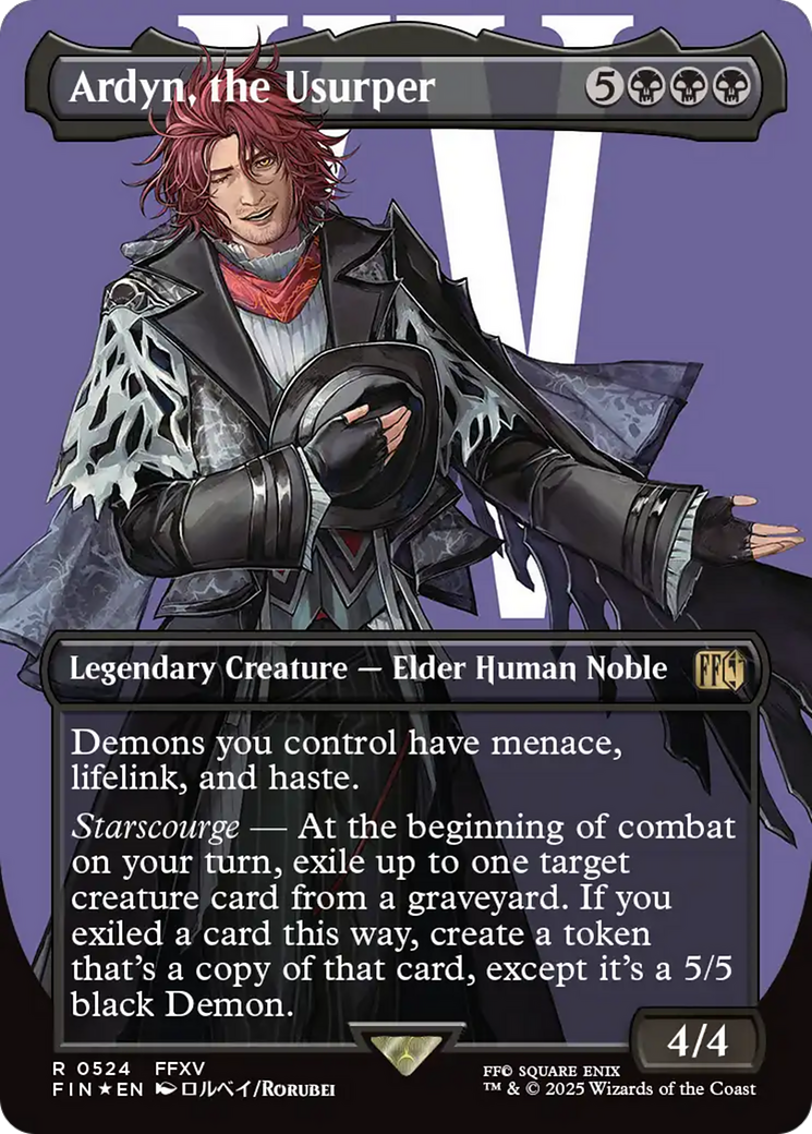 Ardyn, the Usurper (Borderless) (Surge Foil) [FINAL FANTASY] | Good Games Adelaide SA