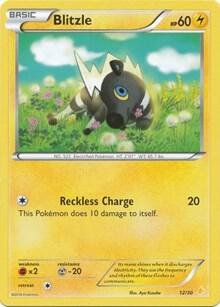 Blitzle 12 12/30 (XY Trainer Kit: Pikachu Libre & Suicune)  | Good Games Adelaide SA