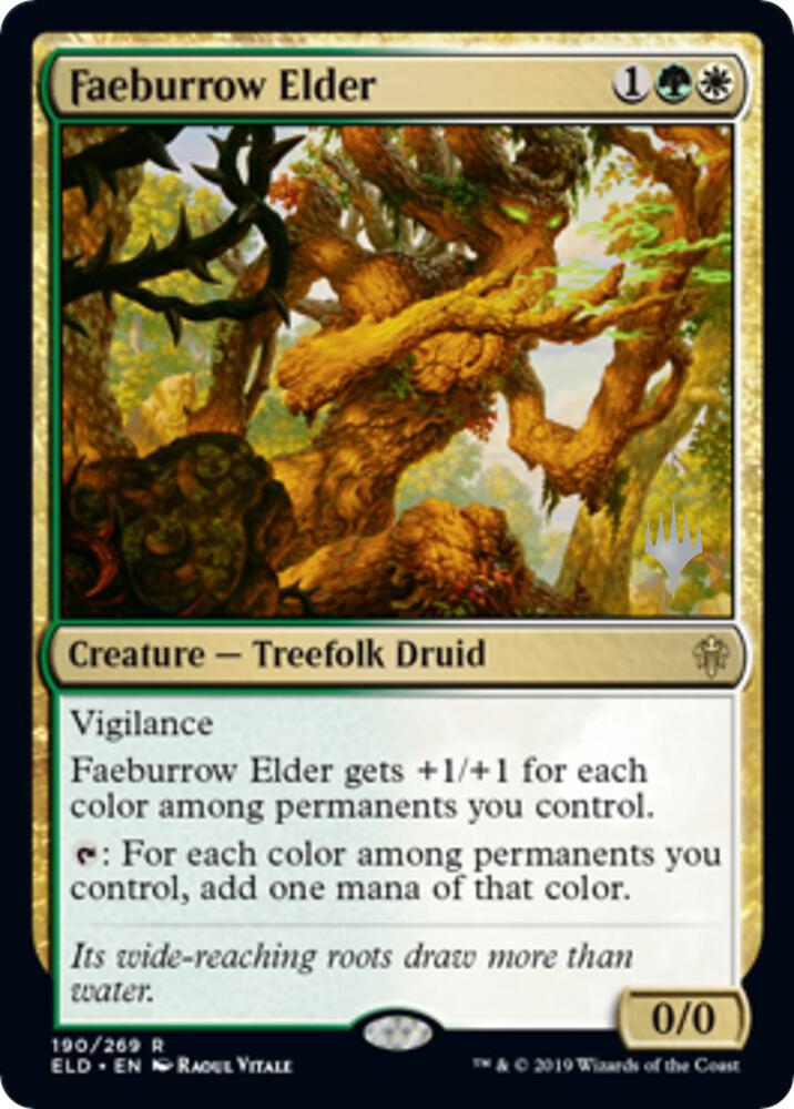 Faeburrow Elder 190 (Promo Pack: Throne of Eldraine)  | Good Games Adelaide SA