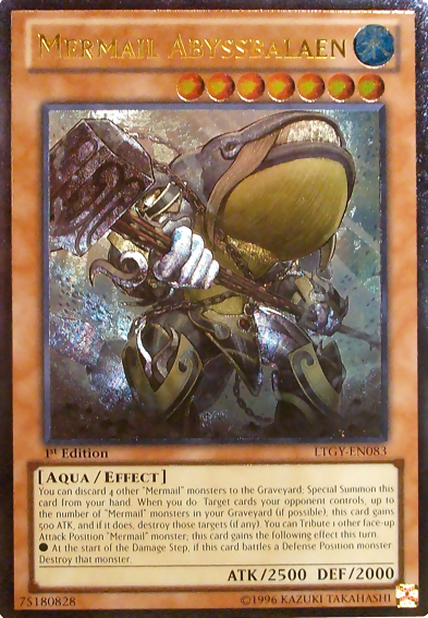 Mermail Abyssbalaen [LTGY-EN083] Ultimate Rare | Good Games Adelaide SA