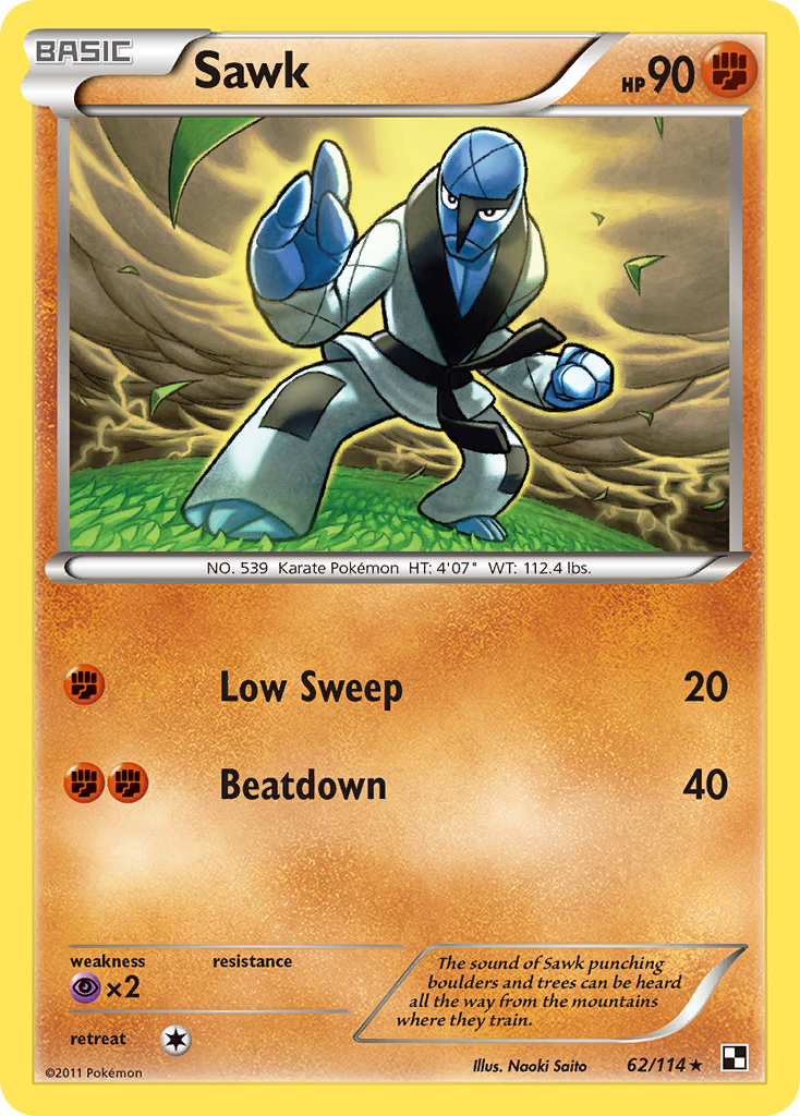 Sawk (62/114) [Black & White: Base Set] | Good Games Adelaide SA