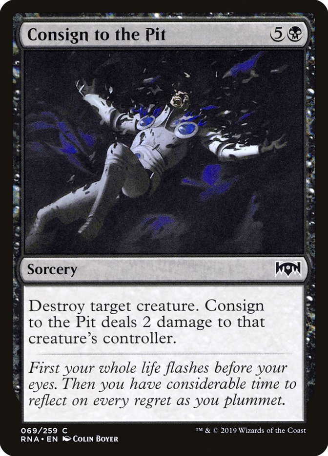 Consign to the Pit 69 (Ravnica Allegiance)  - Foil | Good Games Adelaide SA
