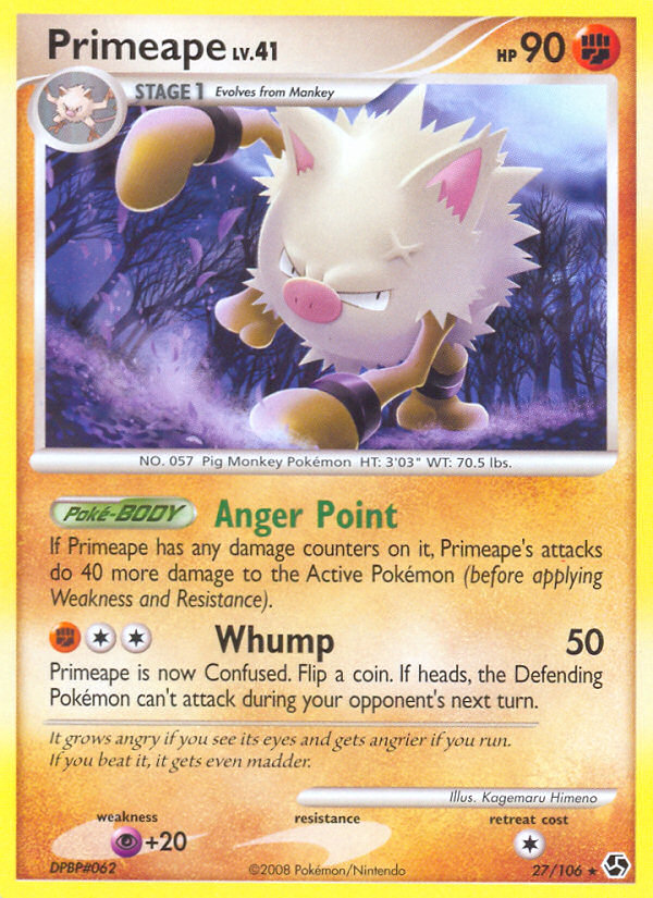 Primeape (27/106) [Diamond & Pearl: Great Encounters] | Good Games Adelaide SA