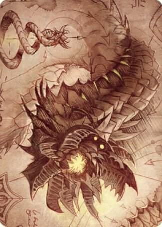 Wurmcoil Engine Art Card 81 (Art Series: The Brothers' War)  | Good Games Adelaide SA