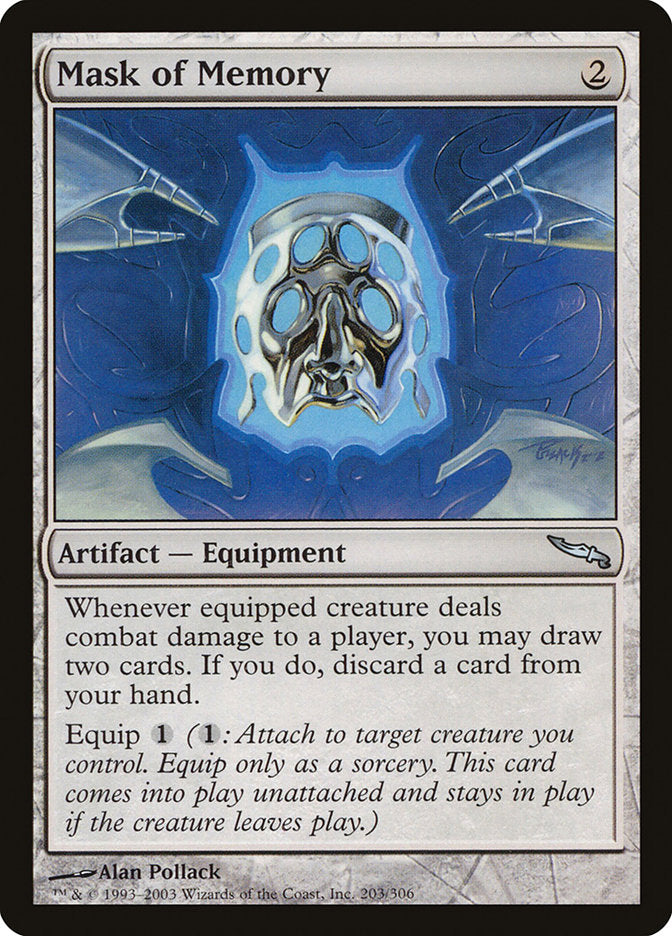 Mask of Memory [Mirrodin] | Good Games Adelaide SA