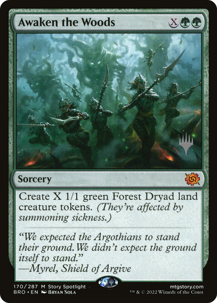 Awaken the Woods (Promo Pack) [The Brothers' War Promos] | Good Games Adelaide SA