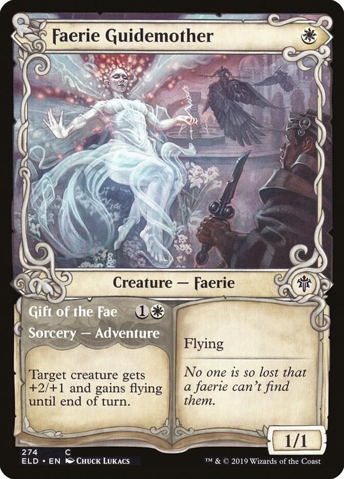 Faerie Guidemother // Gif of the Fae 274 (Throne of Eldraine)  - Foil | Good Games Adelaide SA