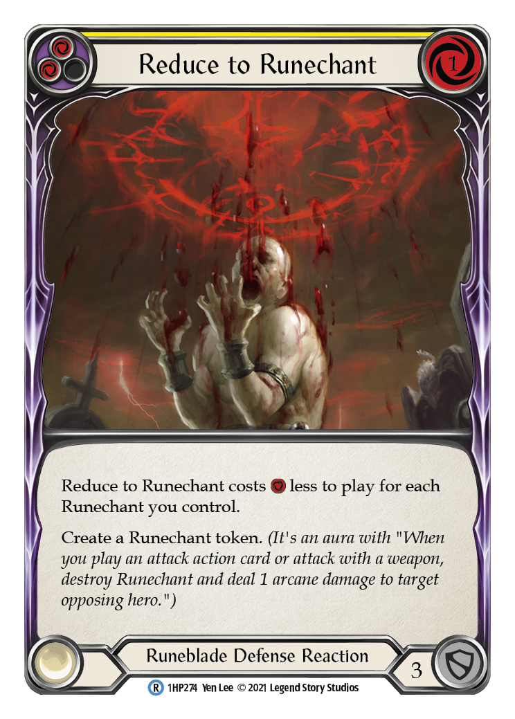 Reduce to Runechant (Yellow) [1HP274] | Good Games Adelaide SA