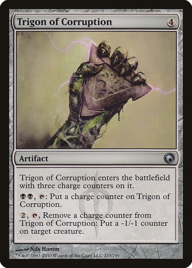 Trigon of Corruption 213 (Scars of Mirrodin)  - Foil | Good Games Adelaide SA