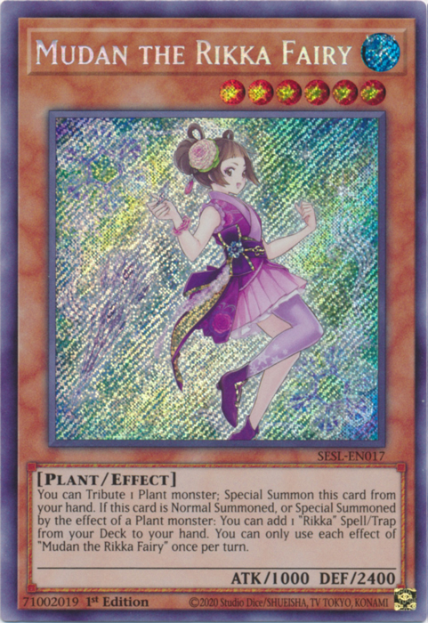 Mudan the Rikka Fairy [SESL-EN017] Secret Rare | Good Games Adelaide SA