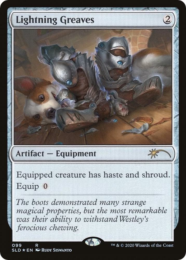 Lightning Greaves 99 (Secret Lair Drop Series)  | Good Games Adelaide SA