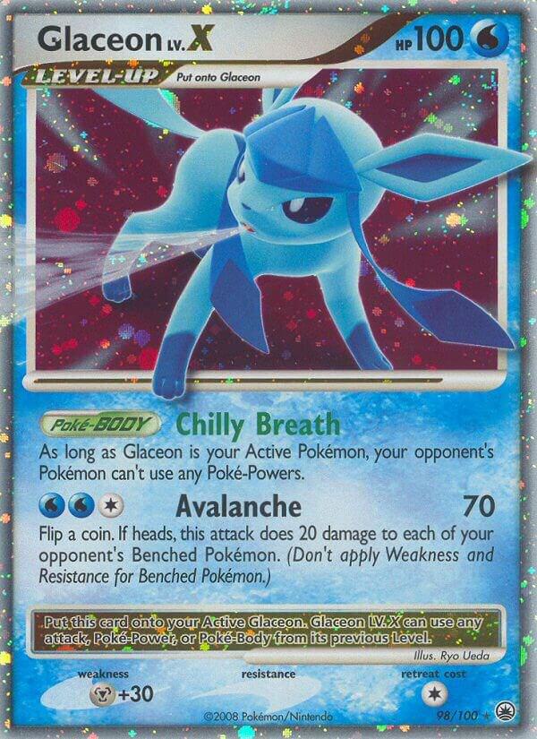 Glaceon LVX 98/100 (Majestic Dawn)  - Holofoil | Good Games Adelaide SA
