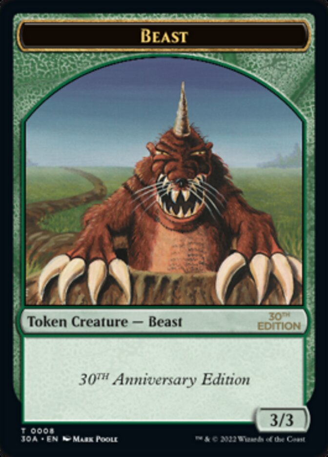 Beast Token [30th Anniversary Tokens] | Good Games Adelaide SA