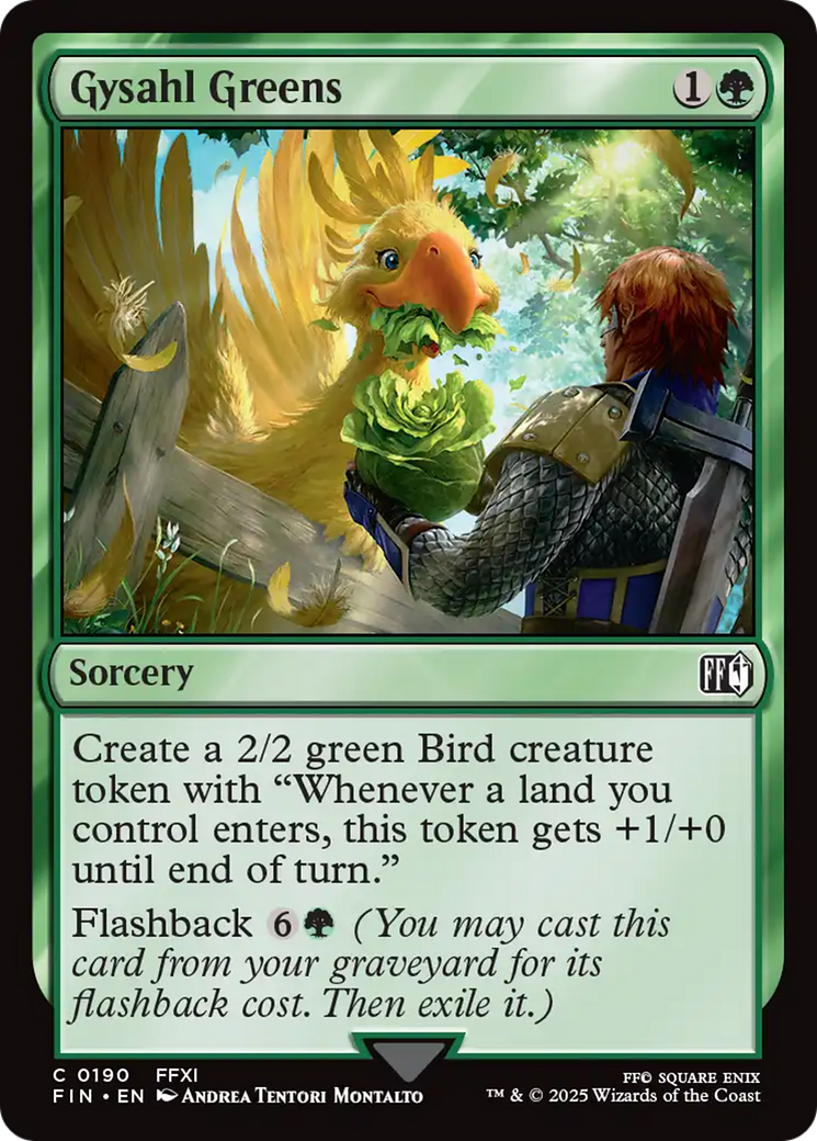 Gysahl Greens [FINAL FANTASY] | Good Games Adelaide SA