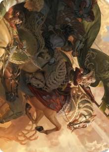 Marshals Anthem Art Card 68 (Art Series: Universes Beyond: The Lord of the Rings: Tales of Middle-earth)  | Good Games Adelaide SA