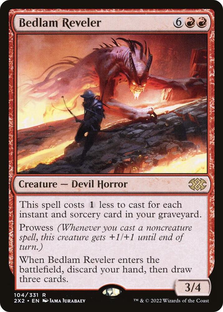 Bedlam Reveler 104 (Double Masters 2022)  - Foil | Good Games Adelaide SA