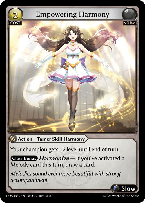 Empowering Harmony (083) [Dawn of Ashes: 1st Edition] | Good Games Adelaide SA