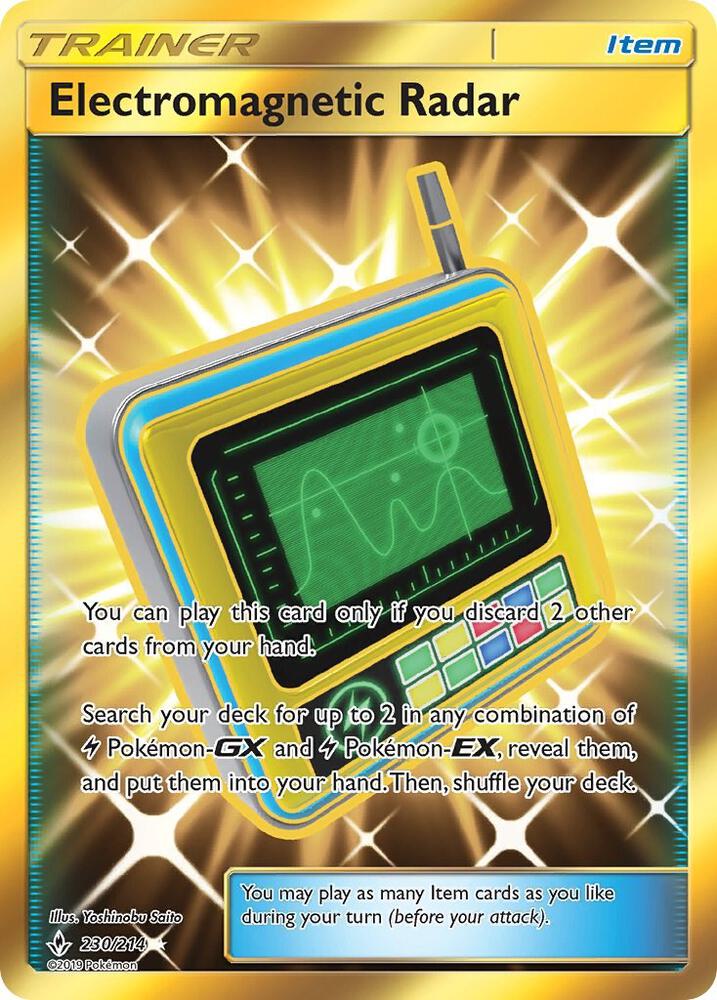 Electromagnetic Radar Secret 230/214 (SM - Unbroken Bonds)  - Holofoil | Good Games Adelaide SA