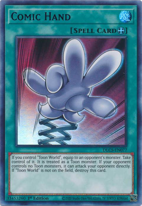 Comic Hand (Purple) [DLCS-EN077] Ultra Rare | Good Games Adelaide SA