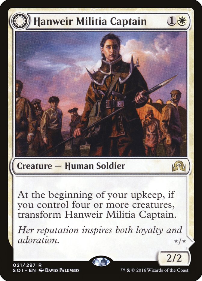 Hanweir Militia Captain // Westvale Cult Leader 21 (Shadows over Innistrad)  | Good Games Adelaide SA