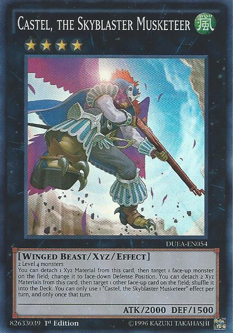 Castel, the Skyblaster Musketeer [DUEA-EN054] Super Rare | Good Games Adelaide SA