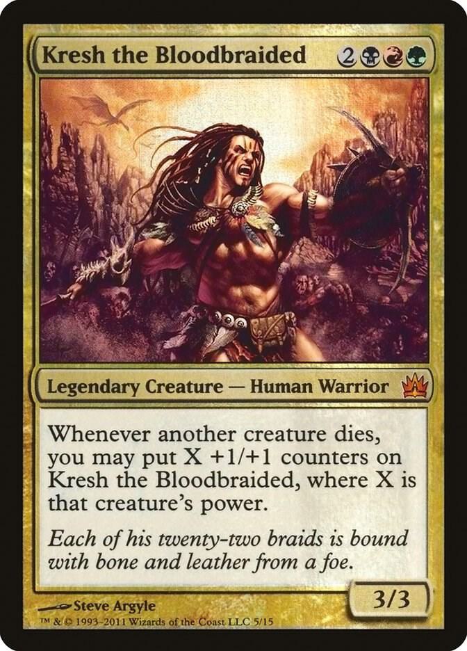 Kresh the Bloodbraided 5 (From the Vault: Legends)  - Foil | Good Games Adelaide SA