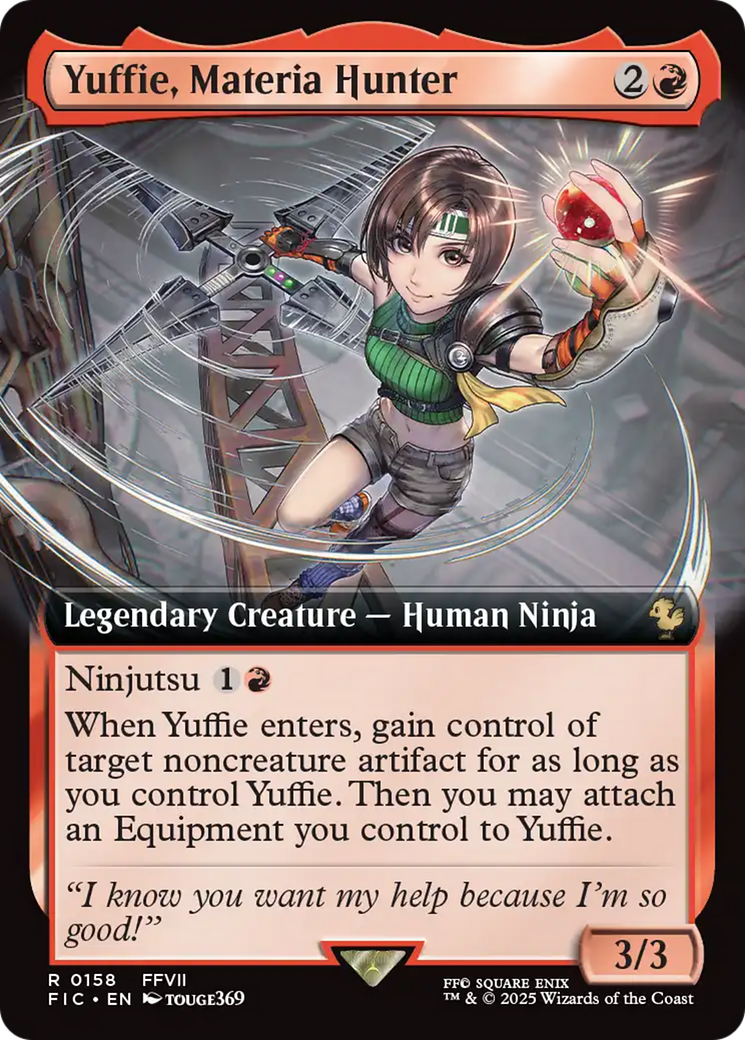 Yuffie, Materia Hunter (Extended Art) [FINAL FANTASY Commander] | Good Games Adelaide SA
