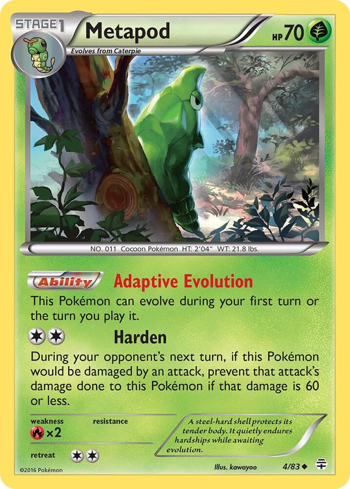 Metapod 4/83 (Generations)  | Good Games Adelaide SA