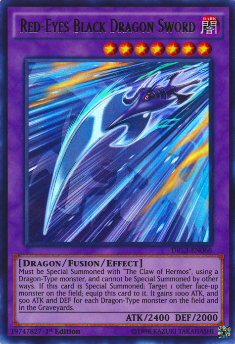 Red-Eyes Black Dragon Sword [DRL3-EN066] Ultra Rare | Good Games Adelaide SA