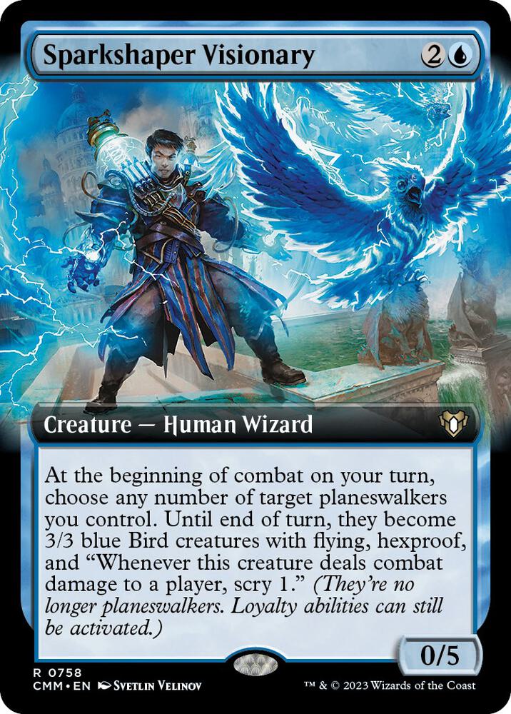 Sparkshaper Visionary 758 (Commander Masters)  - Extended Art | Good Games Adelaide SA