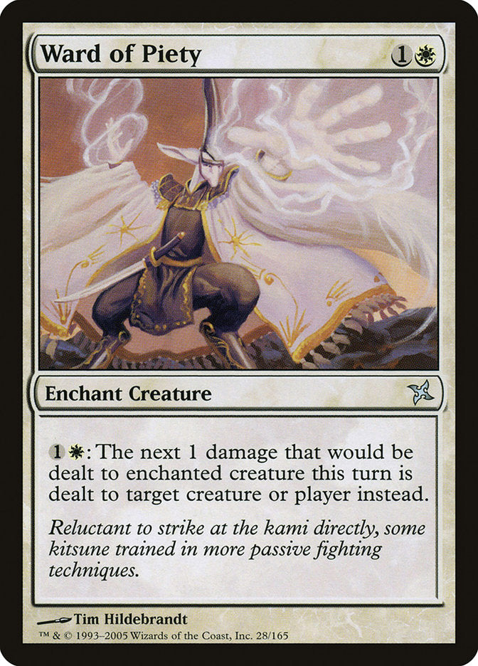 Ward of Piety 28 (Betrayers of Kamigawa)  - Foil | Good Games Adelaide SA