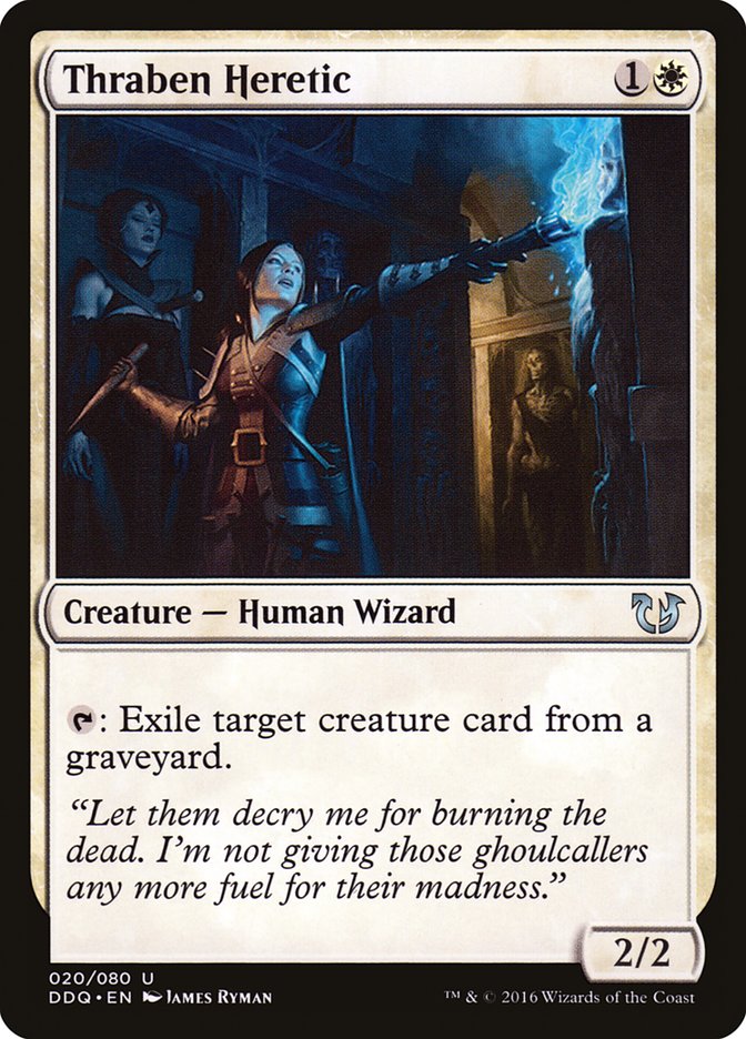 Thraben Heretic 20 (Duel Decks: Blessed vs. Cursed)  | Good Games Adelaide SA