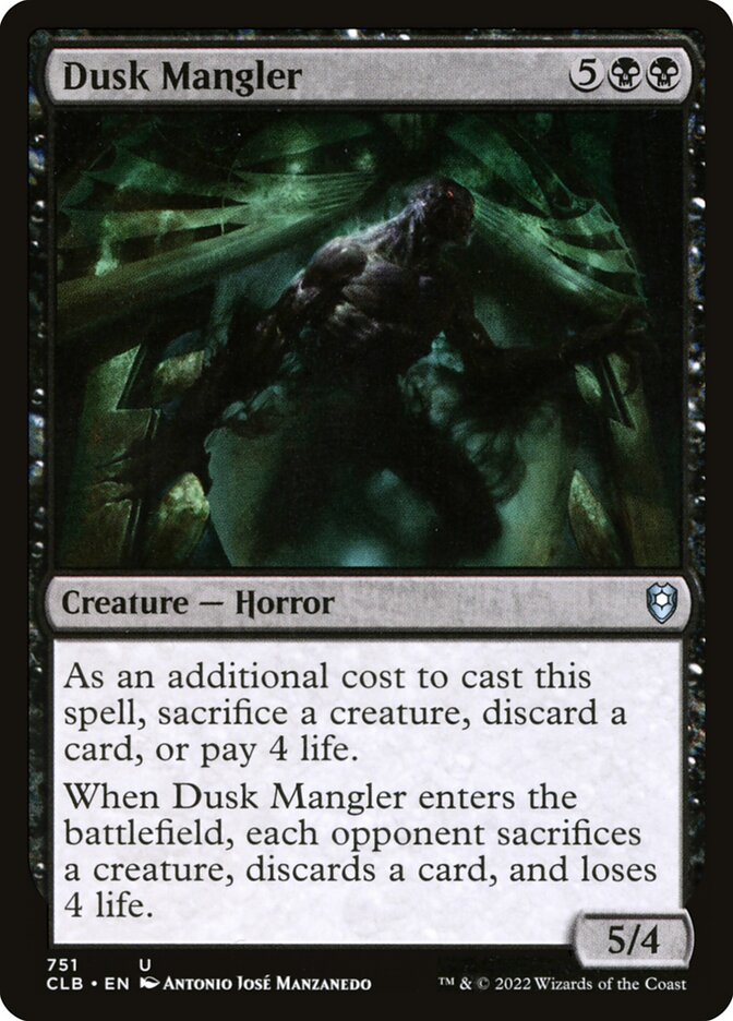 Dusk Mangler 751 (Commander Legends: Battle for Baldur's Gate)  | Good Games Adelaide SA