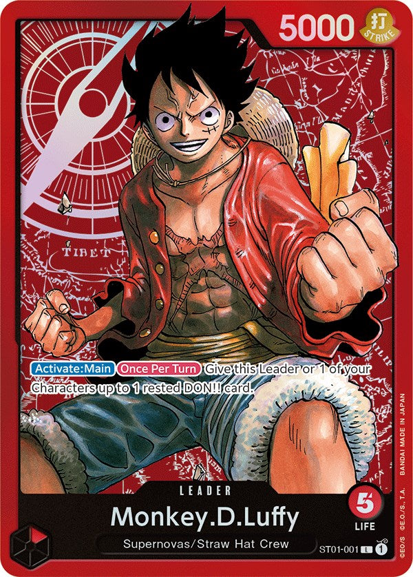 Monkey.D.Luffy (001) [Starter Deck: Straw Hat Crew] | Good Games Adelaide SA