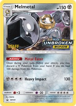 Melmetal Prerelease Staff SM181 (SM Promos)  - Holofoil | Good Games Adelaide SA