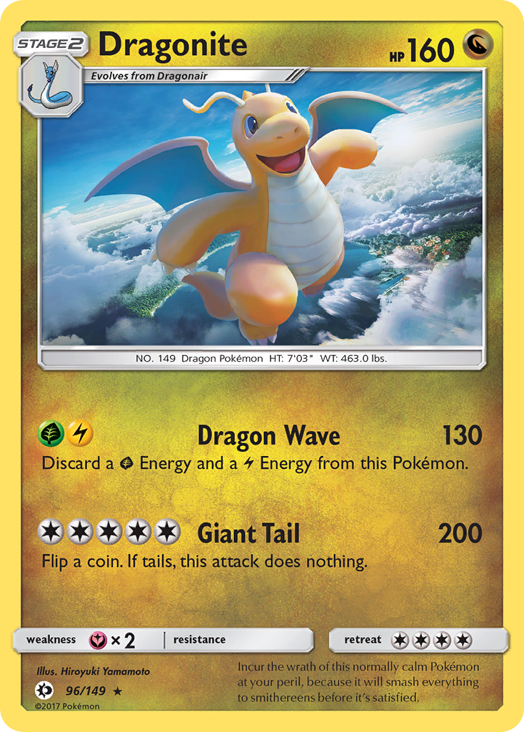 Dragonite (96/149) [Sun & Moon: Base Set] | Good Games Adelaide SA