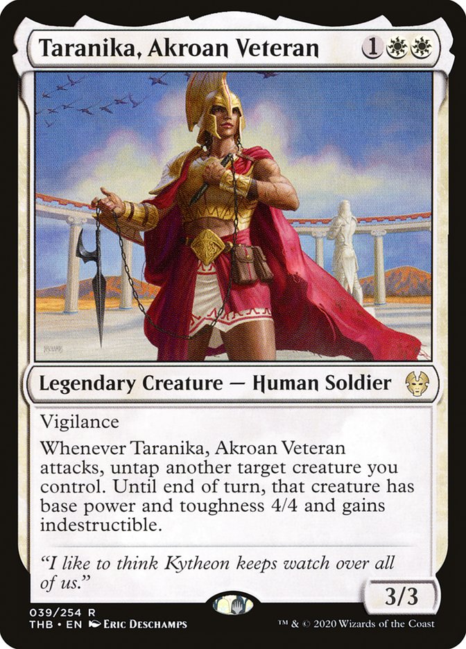 Taranika, Akroan Veteran 39 (Theros Beyond Death)  | Good Games Adelaide SA