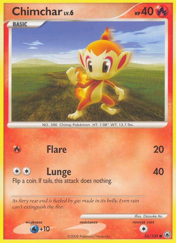 Chimchar 56/100 (Majestic Dawn)  | Good Games Adelaide SA