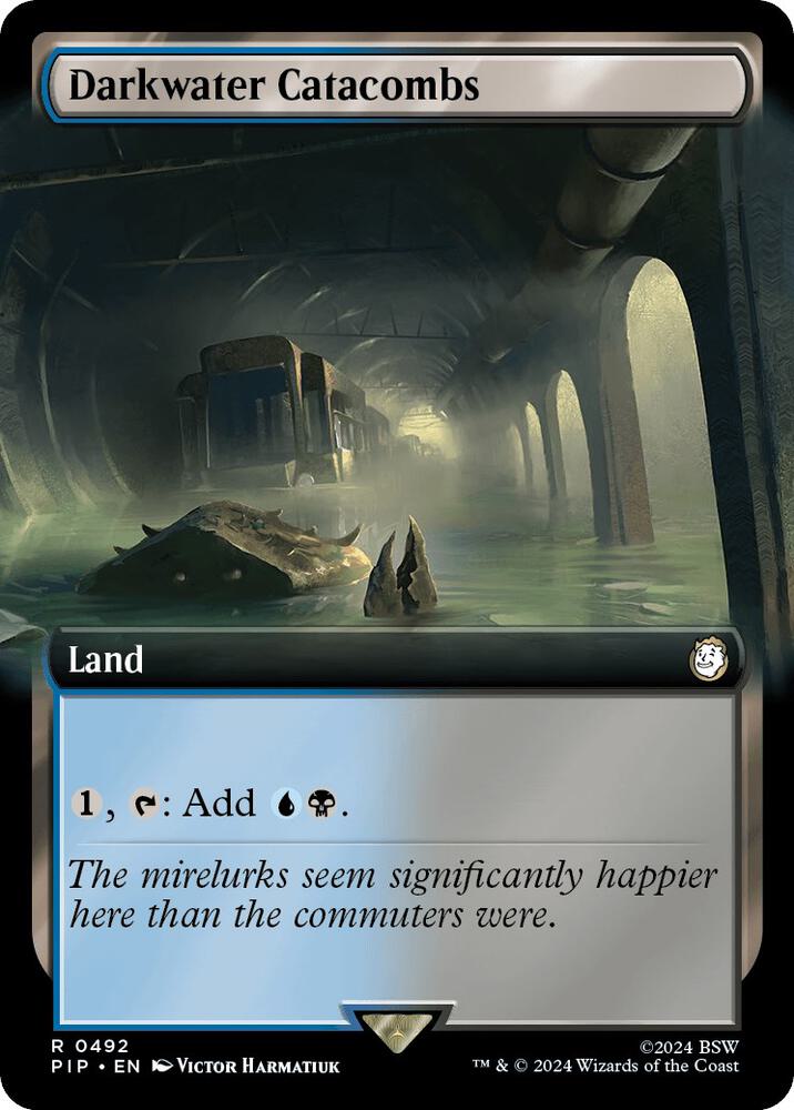 Darkwater Catacombs Extended Art 492 (Universes Beyond: Fallout)  | Good Games Adelaide SA