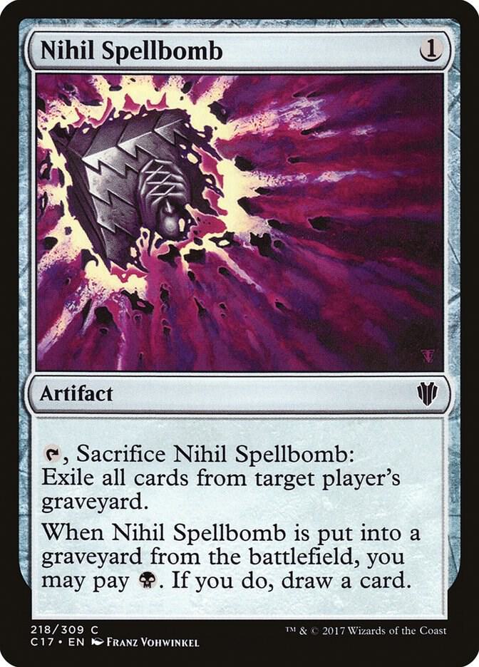 Nihil Spellbomb 218 (Commander 2017)  | Good Games Adelaide SA