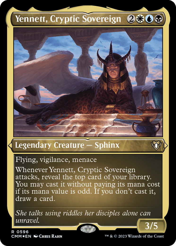Yennett, Cryptic Sovereign (Foil Etched) [Commander Masters] | Good Games Adelaide SA