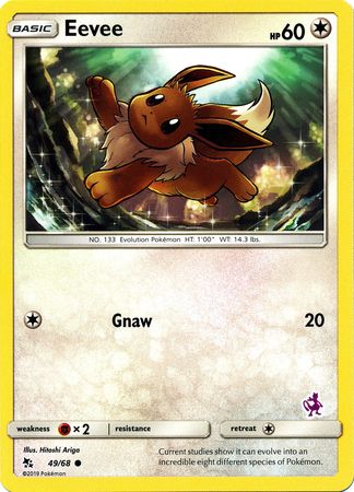 Eevee (49/68) (Mewtwo Deck) [Battle Academy 2020] | Good Games Adelaide SA