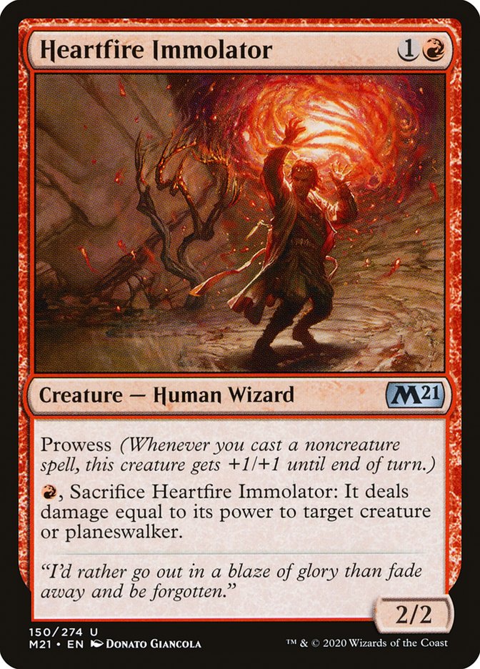 Heartfire Immolator [Core Set 2021] | Good Games Adelaide SA