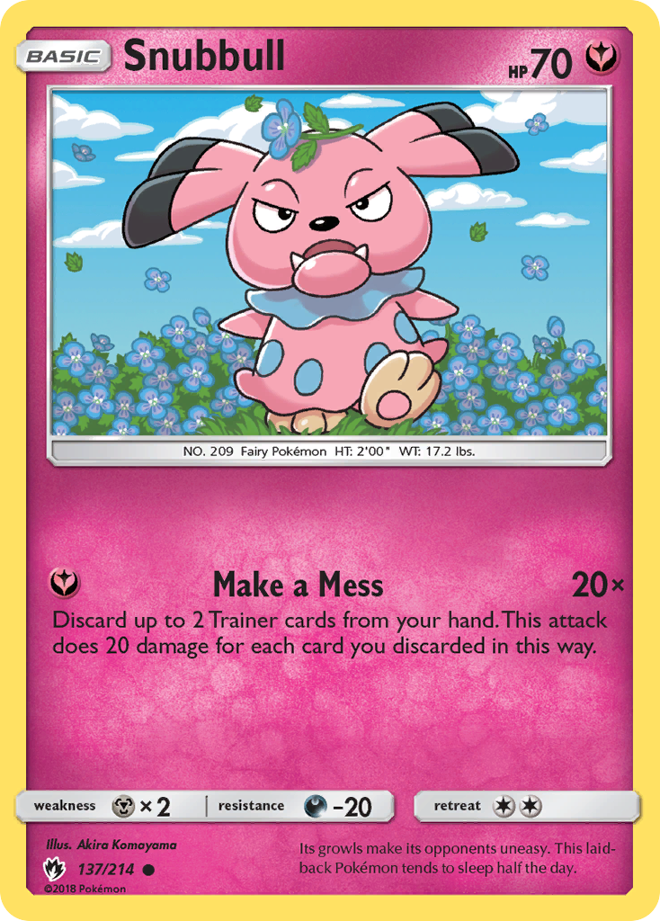 Snubbull (137/214) [Sun & Moon: Lost Thunder] | Good Games Adelaide SA
