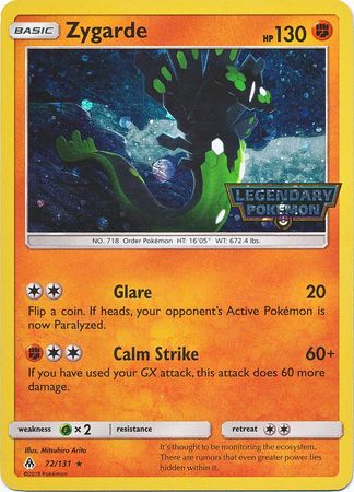 Zygarde (72/131) (Cosmos Holo) [Sun & Moon: Forbidden Light] | Good Games Adelaide SA