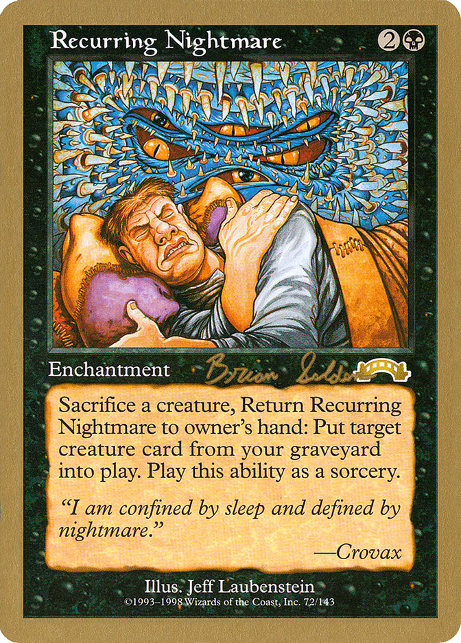 Recurring Nightmare (Brian Selden) [World Championship Decks 1998] | Good Games Adelaide SA