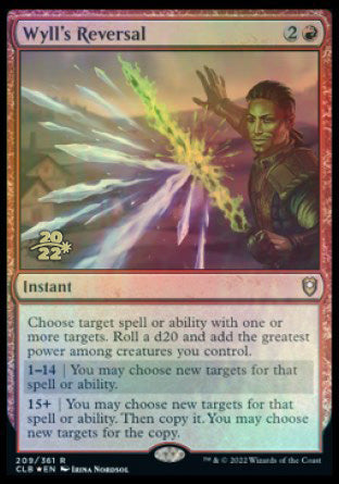 Wyll's Reversal [Commander Legends: Battle for Baldur's Gate Prerelease Promos] | Good Games Adelaide SA