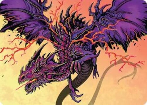 Stormshriek Feral Art Card 35 54 35 (Art Series: Tarkir: Dragonstorm)  | Good Games Adelaide SA