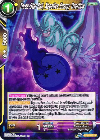 Three-Star Ball, Negative Energy Overflow [BT11-115] | Good Games Adelaide SA