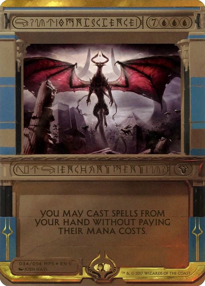 Omniscience 34 (Masterpiece Series: Amonkhet Invocations)  - Foil | Good Games Adelaide SA